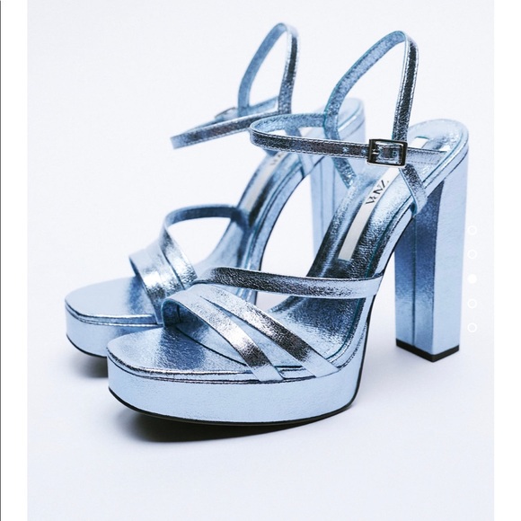 ZARA strappy platform sz 6.5